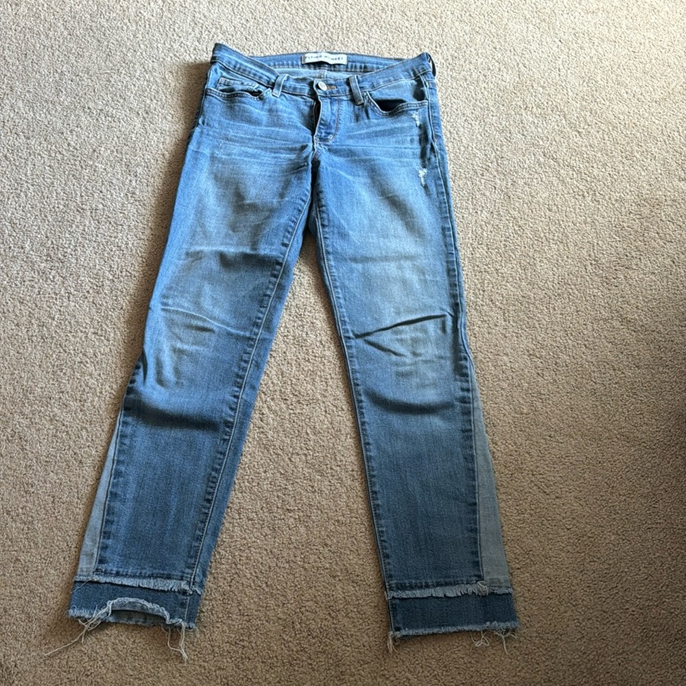 Flying monkey raw hem